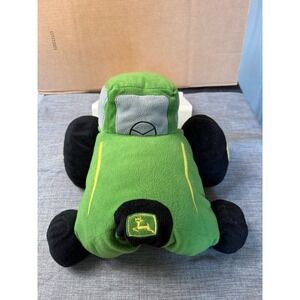 John Deere Scene Weaver Plush Tractor Pillow Buddy Green Stuffed Toy